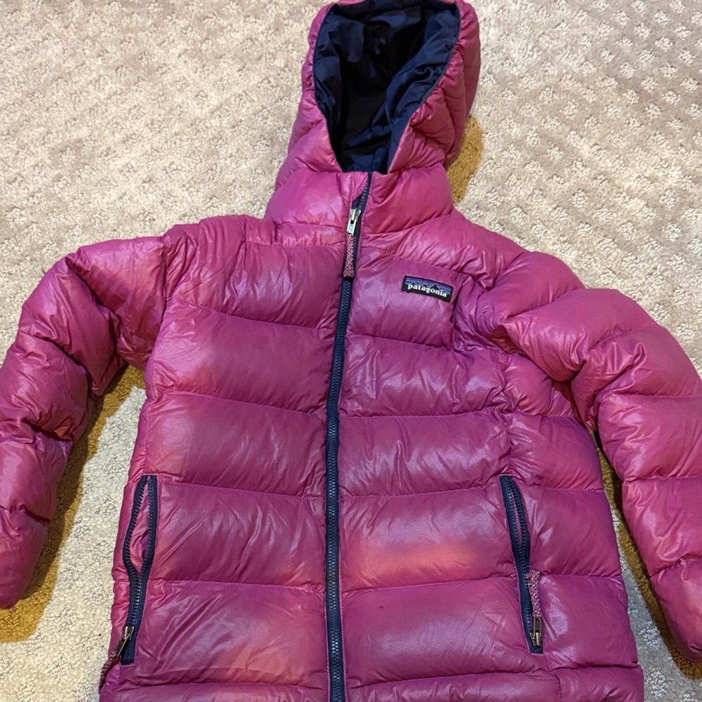 Patagonia Kids' Magenta Puffer Jacket